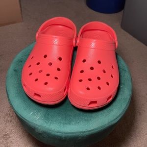 Coral Croc Clogs